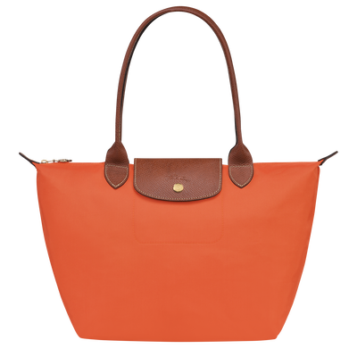 Le Pliage Original M Tote bag Orange Recycled canvas Longchamp US