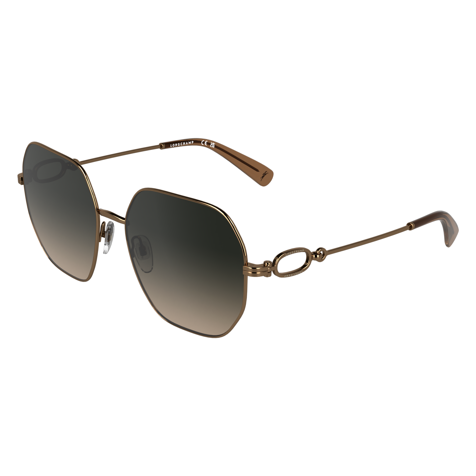 null Sunglasses, Amber Gold/Brown