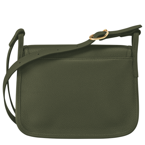 Le Foulonné M Crossbody bag , Khaki - Leather - View 4 of  4