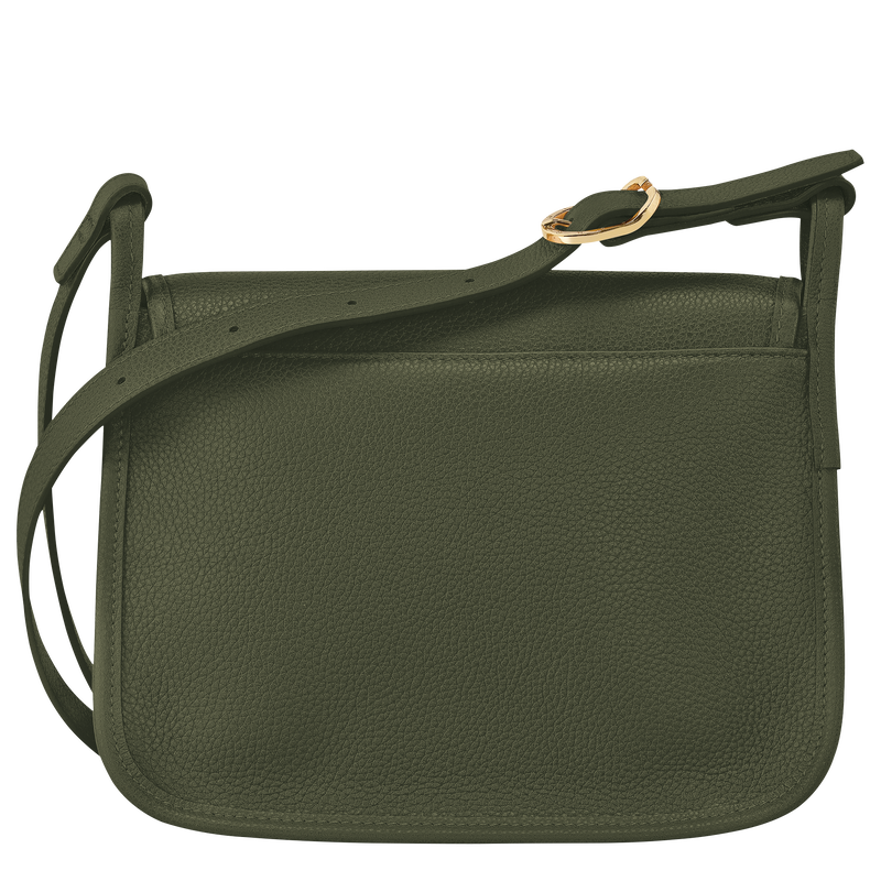 Le Foulonné M Crossbody bag , Khaki - Leather  - View 4 of  4