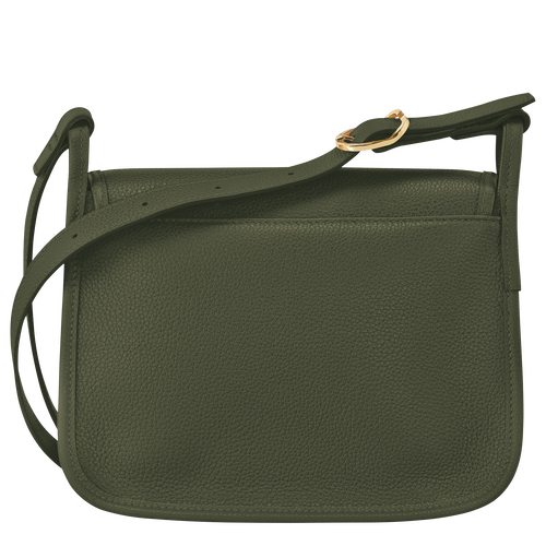 Le Foulonné S Crossbody bag , Khaki - Leather - View 4 of 4