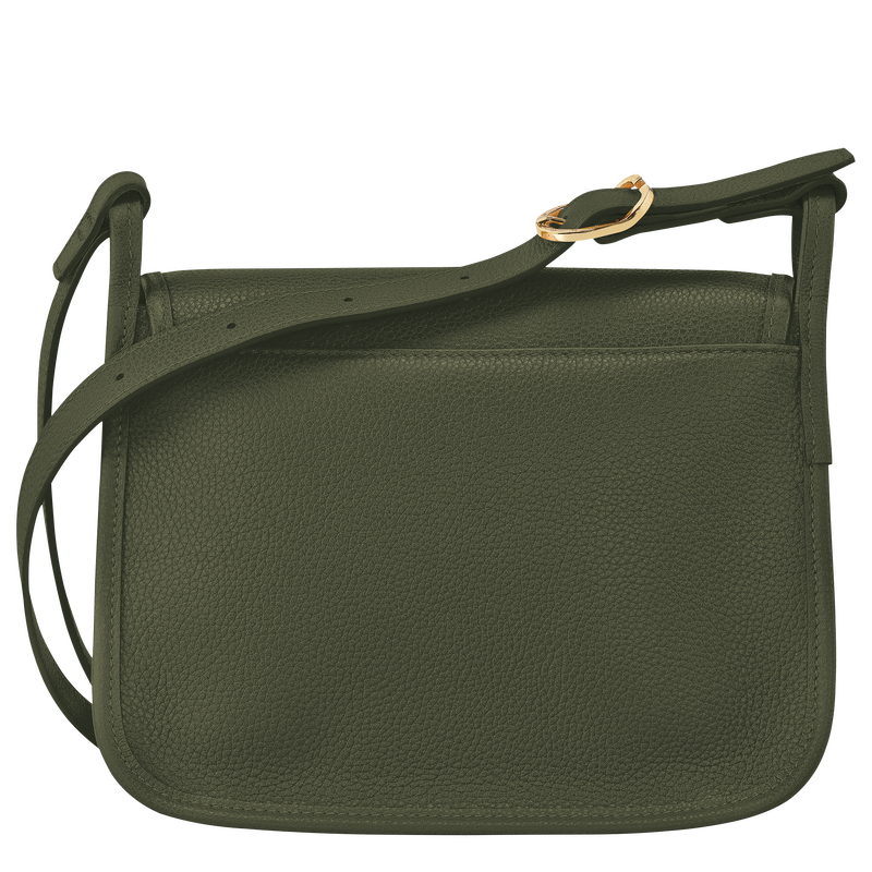 Le Foulonné M Crossbody bag , Khaki - Leather  - View 4 of  4