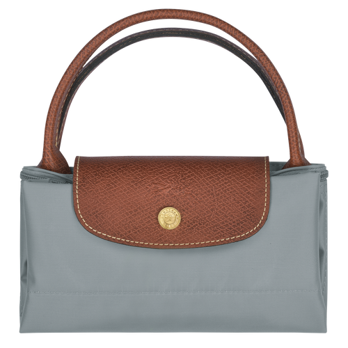 Le Pliage Original Bolso con asa superior S , Lona reciclada - Acero - Vista 7 de 7