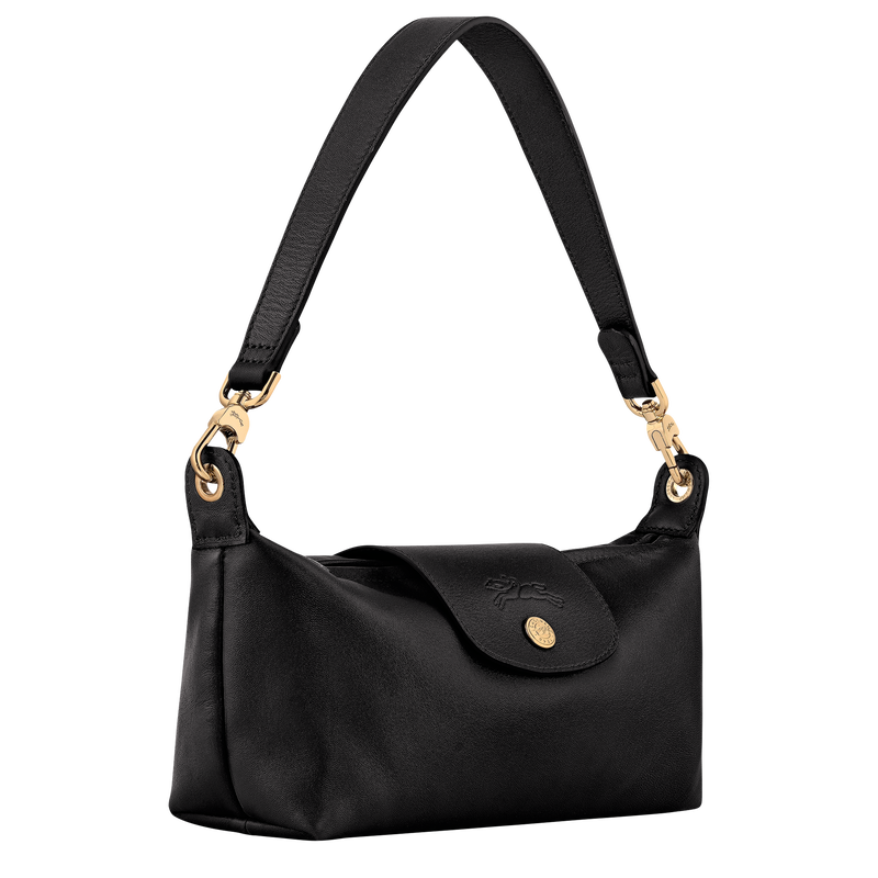 Le Pliage Xtra S Shoulder bag , Black - Leather  - View 3 of 6
