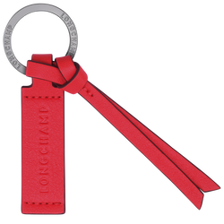 Schlüsselanhänger Longchamp 3D , Leder - Rot