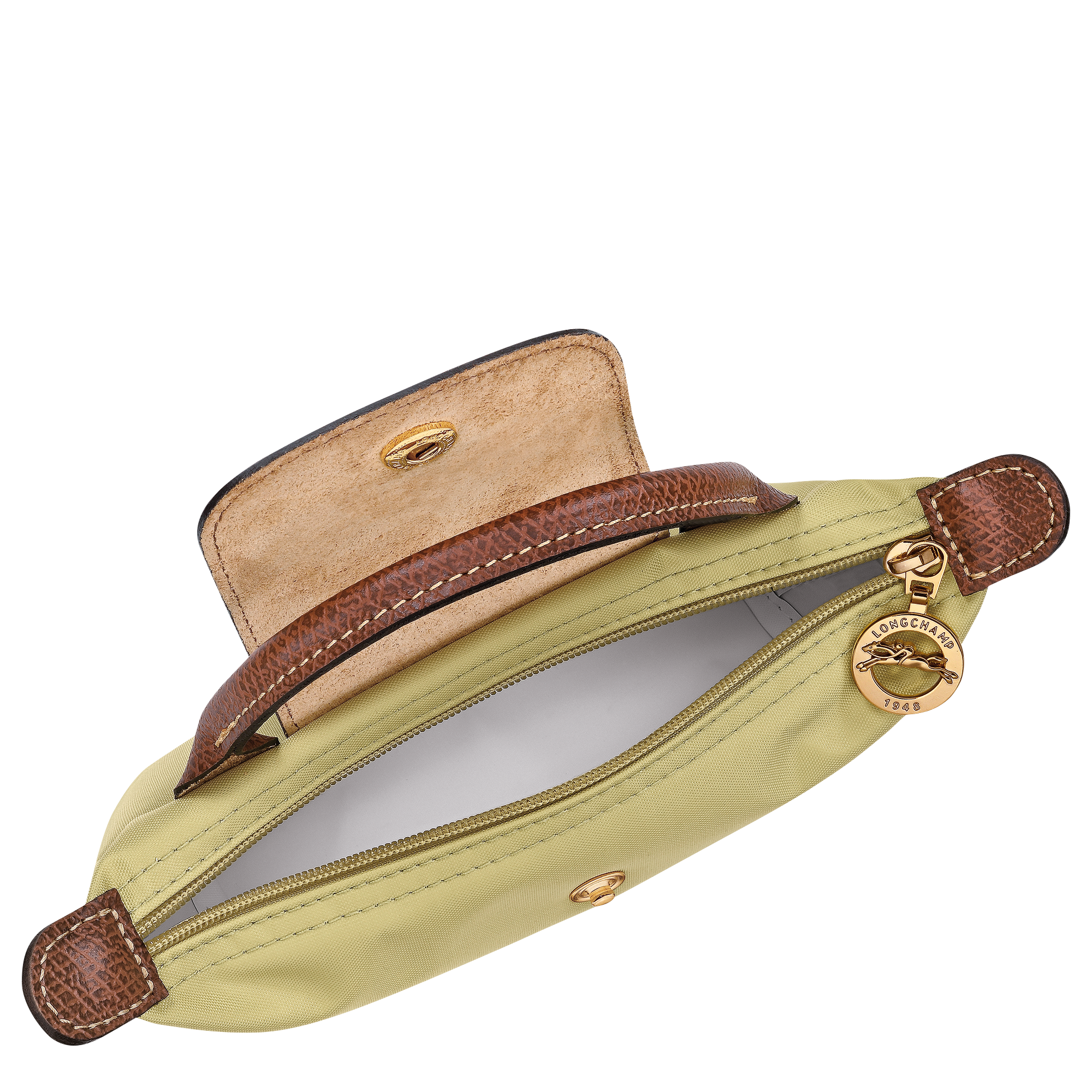 Le Pliage Original Pochette con manico,  Pistacchio