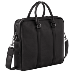 Le Foulonné Briefcase S, Black