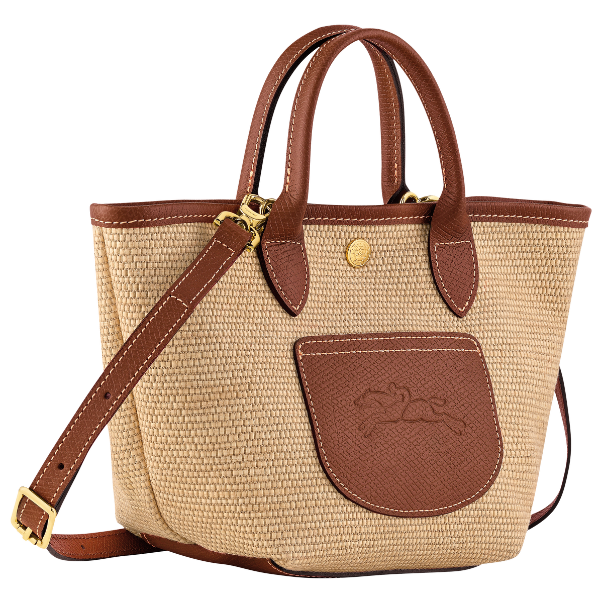 Женская сумка Longchamp Le Pliage Collection XS Basket, цвет: Коричневый — фото 3