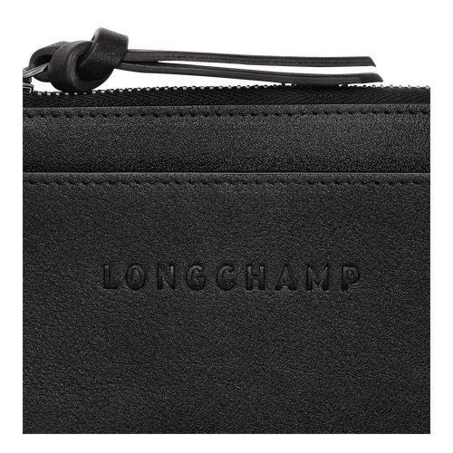 Porte-cartes Longchamp 3D , Cuir - Noir - Vue 4 de 4