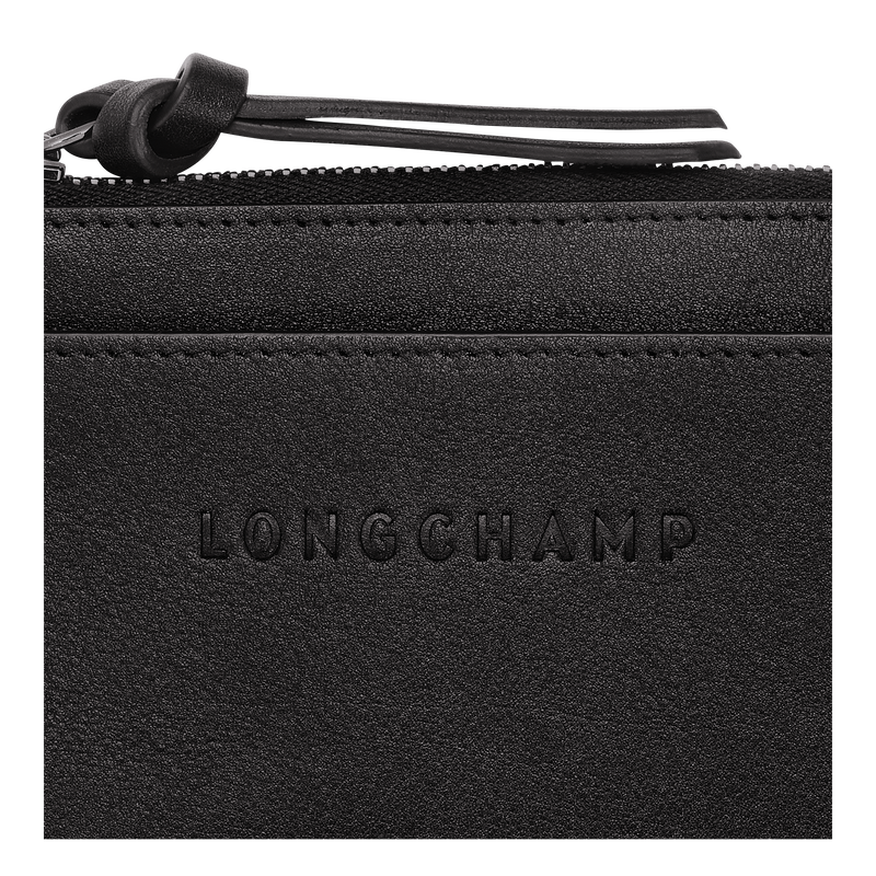 Karten-Etui Longchamp 3D , Leder - Schwarz  - Ansicht 4 von 4