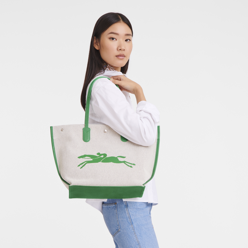 Essential L Tote bag , Green - Canvas  - View 2 of  7