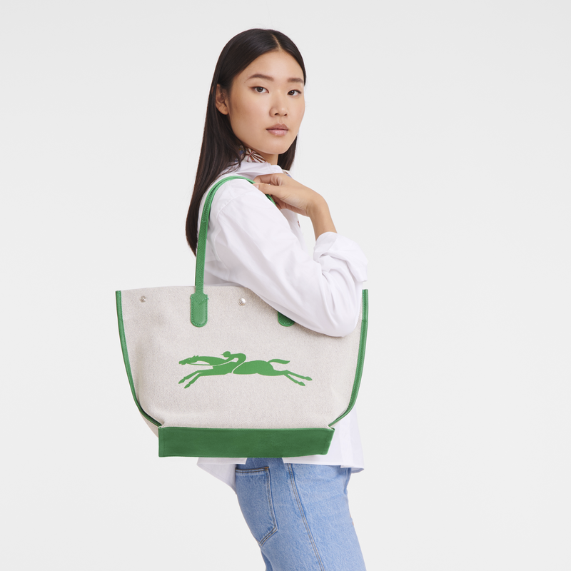 Essential 購物袋 L , 綠色 - 帆布  - 查看 2 5