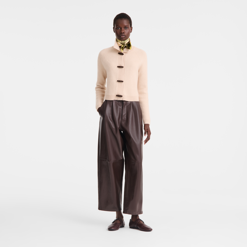 Trousers , Mocha - Leather  - View 1 of  3