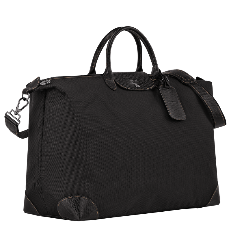 Reisetasche M Boxford , Recyceltes Canvas - Schwarz  - Ansicht 3 von 6