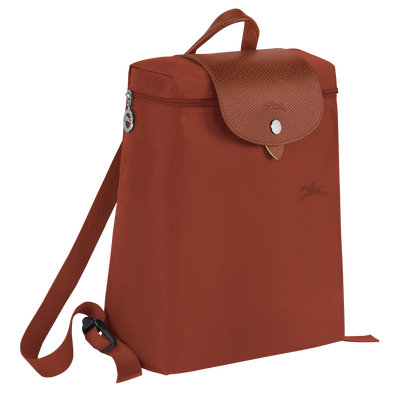 Le Pliage Green 後背包 M , 栗子色 - 再生帆布