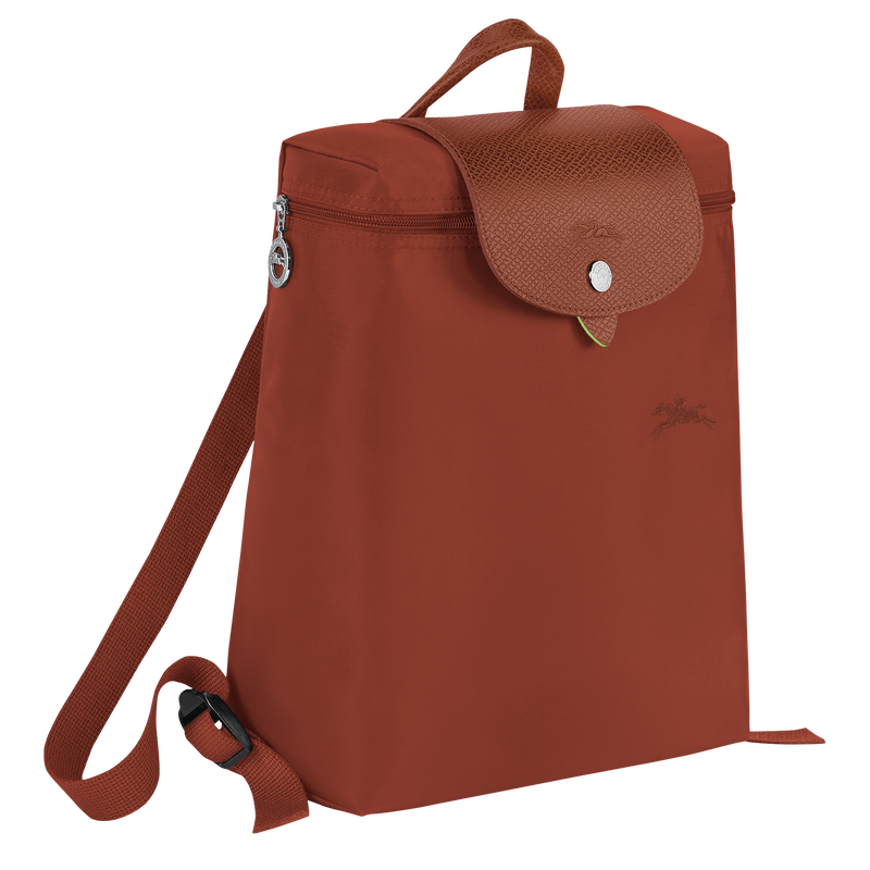 Le Pliage Green M Backpack , Chestnut - Recycled canvas  - View 2 of  4