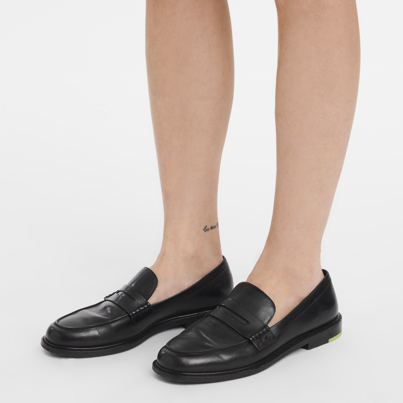 Au Sultan Loafer , Black - Leather  - View 2 of  3