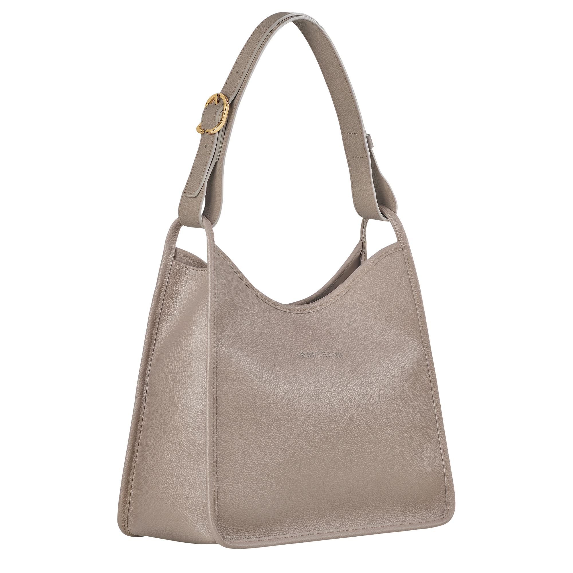 Le Foulonné M Hobo bag Turtledove - Leather (10155021P55)