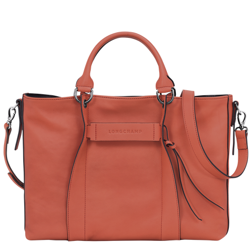 Handtasche L Longchamp 3D , Leder - Ockerbraun - Ansicht 1 von 5