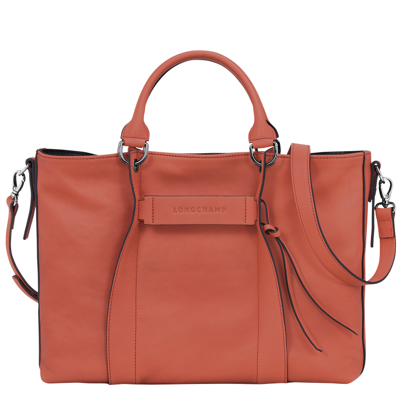 Handtasche L Longchamp 3D , Leder - Ockerbraun  - Ansicht 1 von 5