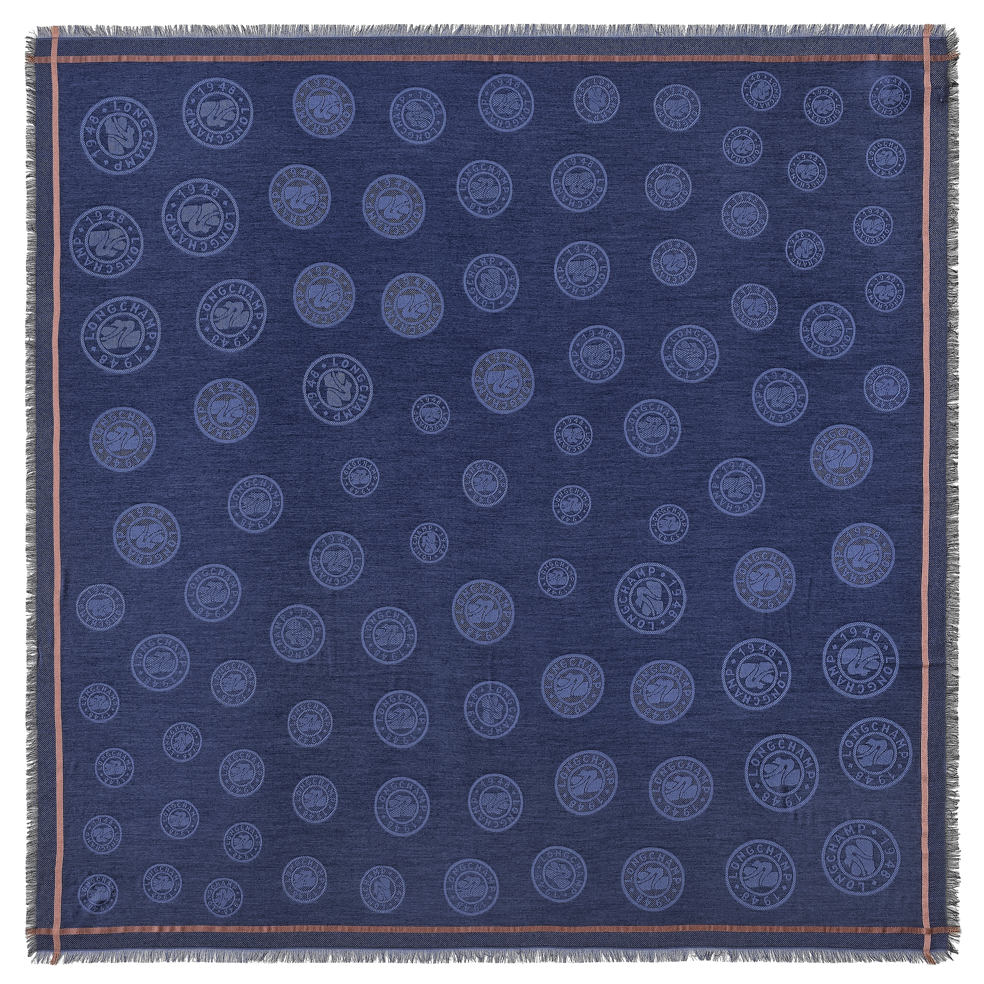 La M&eacute;daille Longchamp Estola, Azul-marinho