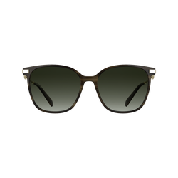 Sunglasses , Striped brown - Acetate