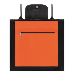 Le Pliage Collection Tote bag L, Orange/Burgundy