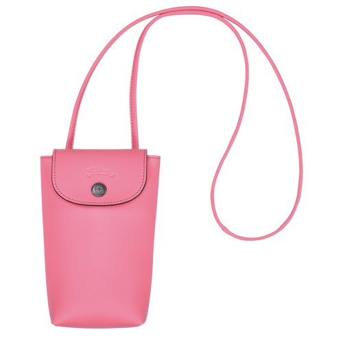 Le Pliage Xtra 裝飾皮革滾邊的手機殼 , 粉紅色 - 皮革 - 查看 1 4