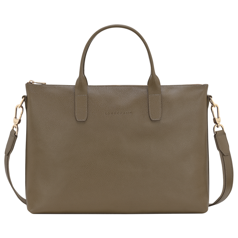 Le Foulonné S Briefcase , Caper - Leather  - View 1 of  5