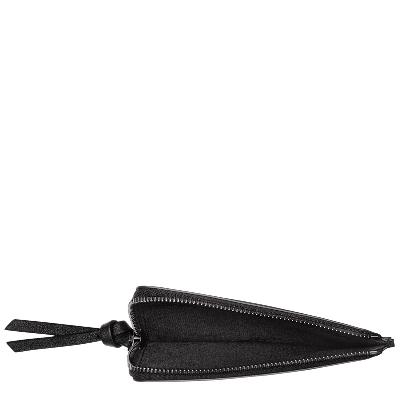 Longchamp 3D Card holder , Black - Leather  - View 3 of  4