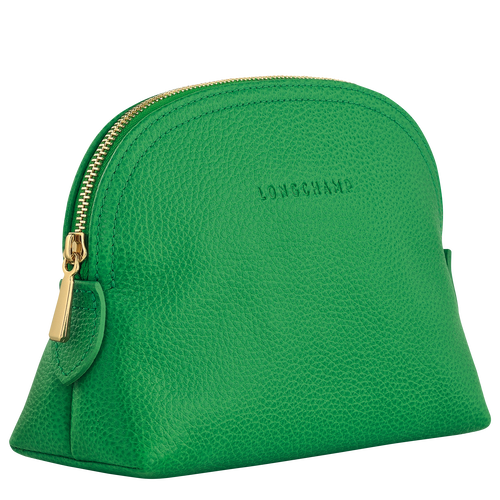 Le Foulonné Bolso pequeño , Cuero - Hierba - Vista 2 de 3
