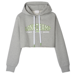 Hoodie , Jersey - Grau