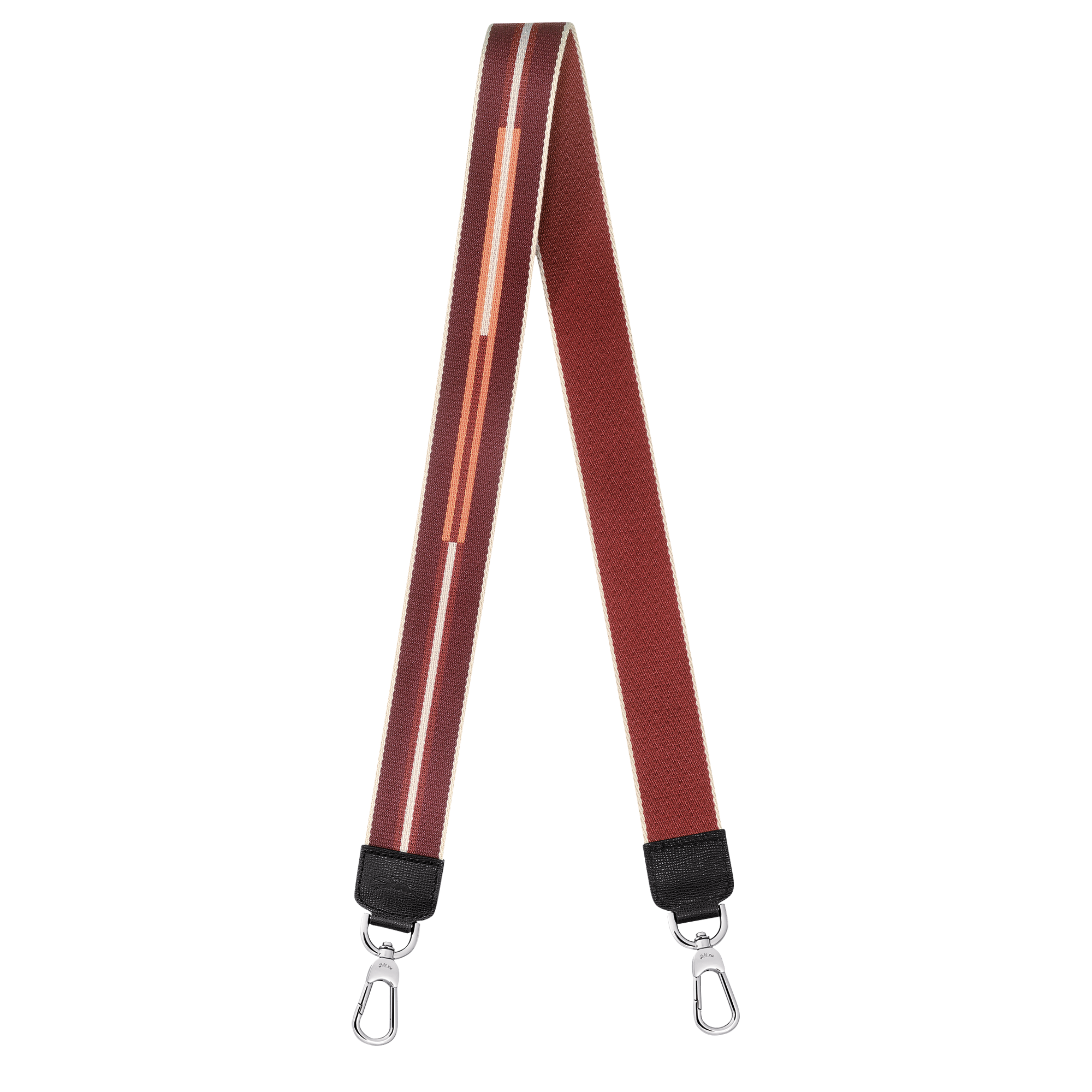 Longchamp Rayures Shoulder strap Chestnut Canvas Longchamp US