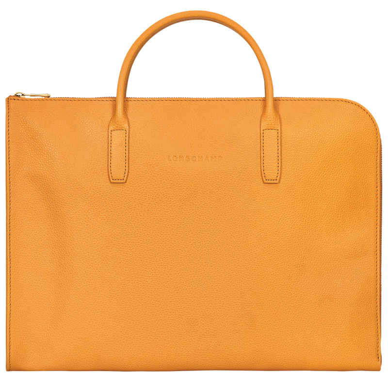 Le Foulonné S Briefcase , Apricot - Leather  - View 1 of  5