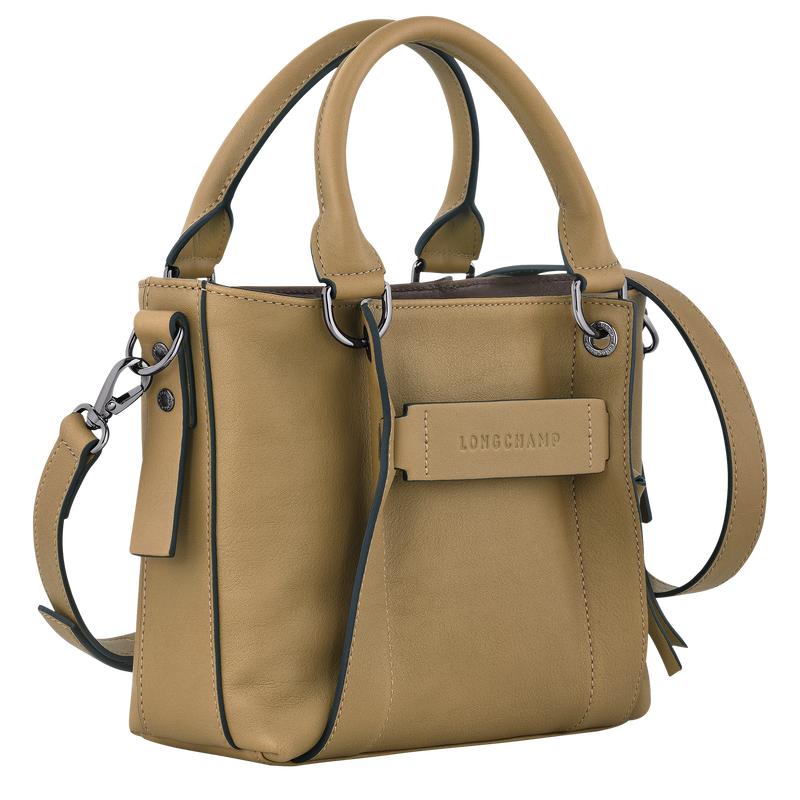 Handtasche S Longchamp 3D , Leder - Tabak  - Ansicht 3 von 4