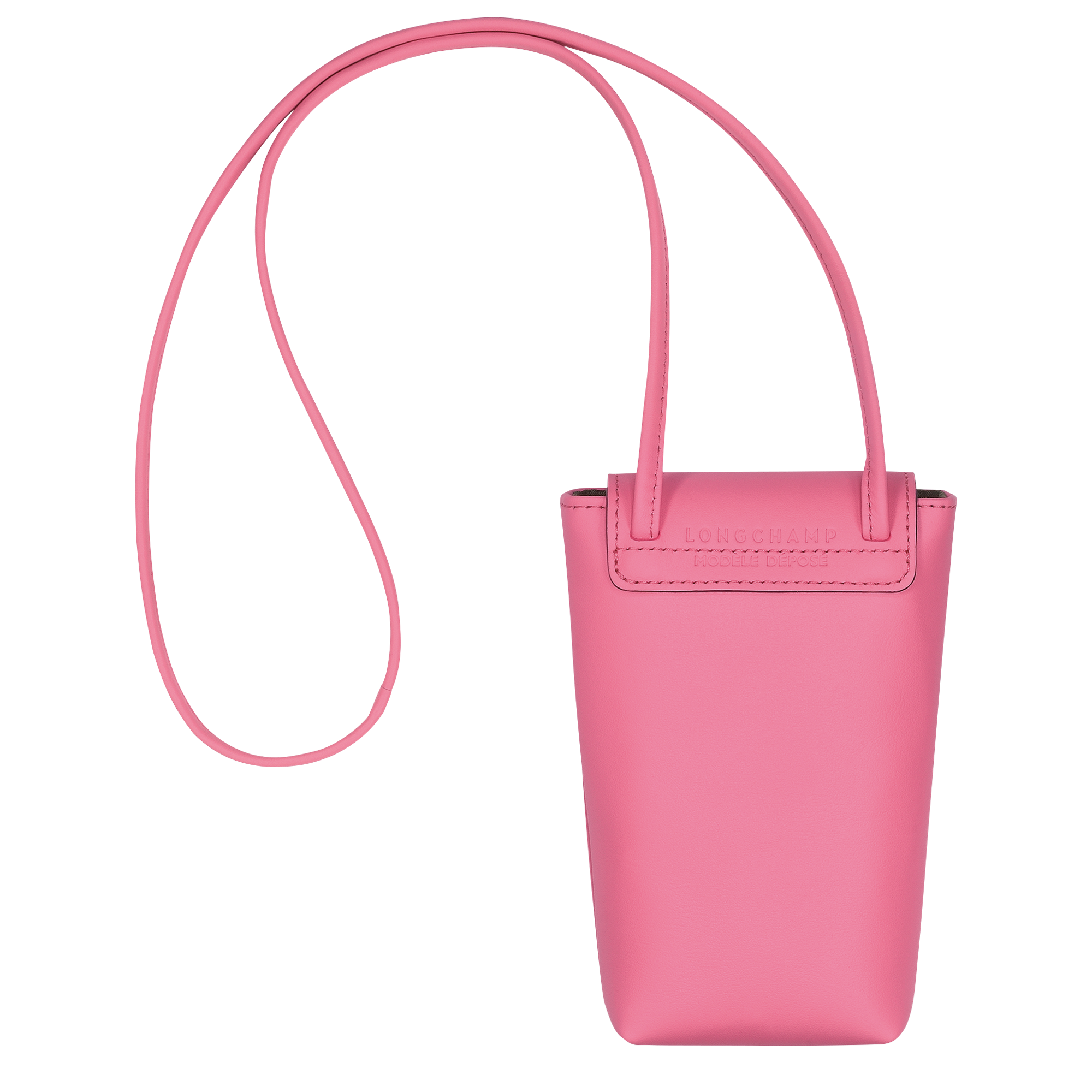 Le Pliage Xtra Mobiltelefon-Etui mit Lederbändchen, Pink