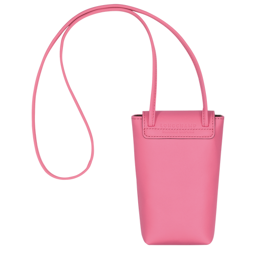 Le Pliage Xtra 裝飾皮革滾邊的手機殼 , 粉紅色 - 皮革 - 查看 4 4