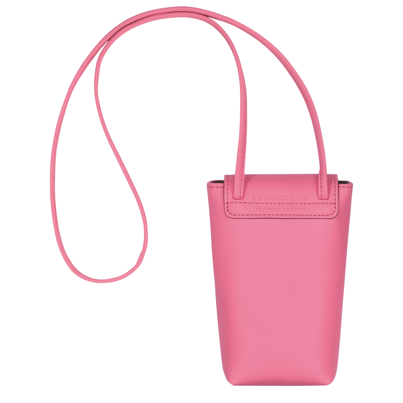 Le Pliage Xtra 裝飾皮革滾邊的手機殼 , 粉紅色 - 皮革  - 查看 4 4
