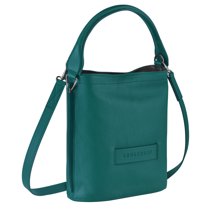 Longchamp 3D 斜背袋, 柏綠色