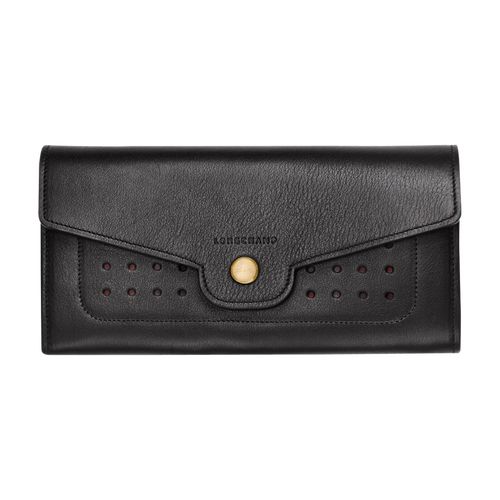 Mademoiselle Longchamp Long continental wallet, Black