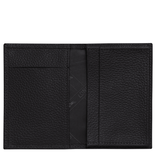 Porte-cartes Le Foulonné Noir (L3243021047) | Longchamp CH Porte-cartes Le Foulonné Noir (L3243021047) | Longchamp CH
