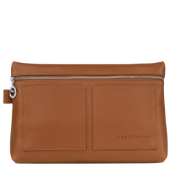 Le Foulonn&eacute; Toiletry case , Caramel - Leather