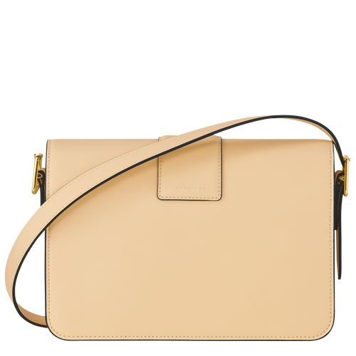 Box-Trot M Crossbody bag , Straw - Leather - View 4 of  6