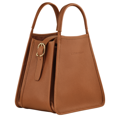 Le Foulonné S Handbag , Caramel - Leather - View 3 of  7