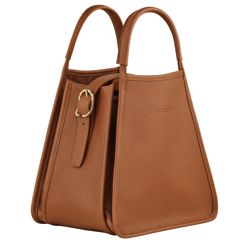 Le Foulonné S Handbag , Caramel - Leather  - View 3 of  7