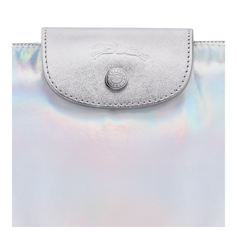 Le Pliage Collection XS Crossbody bag , Silver - Canvas  - View 3 of  3