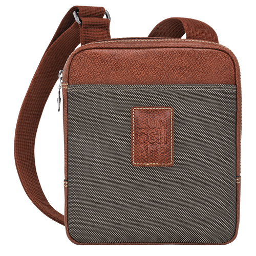 Boxford XS Crossbody bag , Brown - Recycled canvas - View 1 of  5