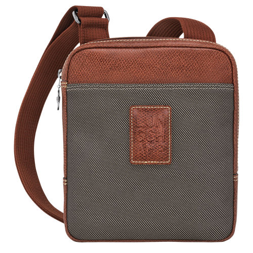 Boxford Crossbodytas XS , Bruin - Gerecycled canvas - Weergave 1 van  5