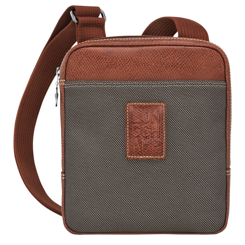 Boxford XS Crossbody bag , Brown - Recycled canvas  - View 1 of  5