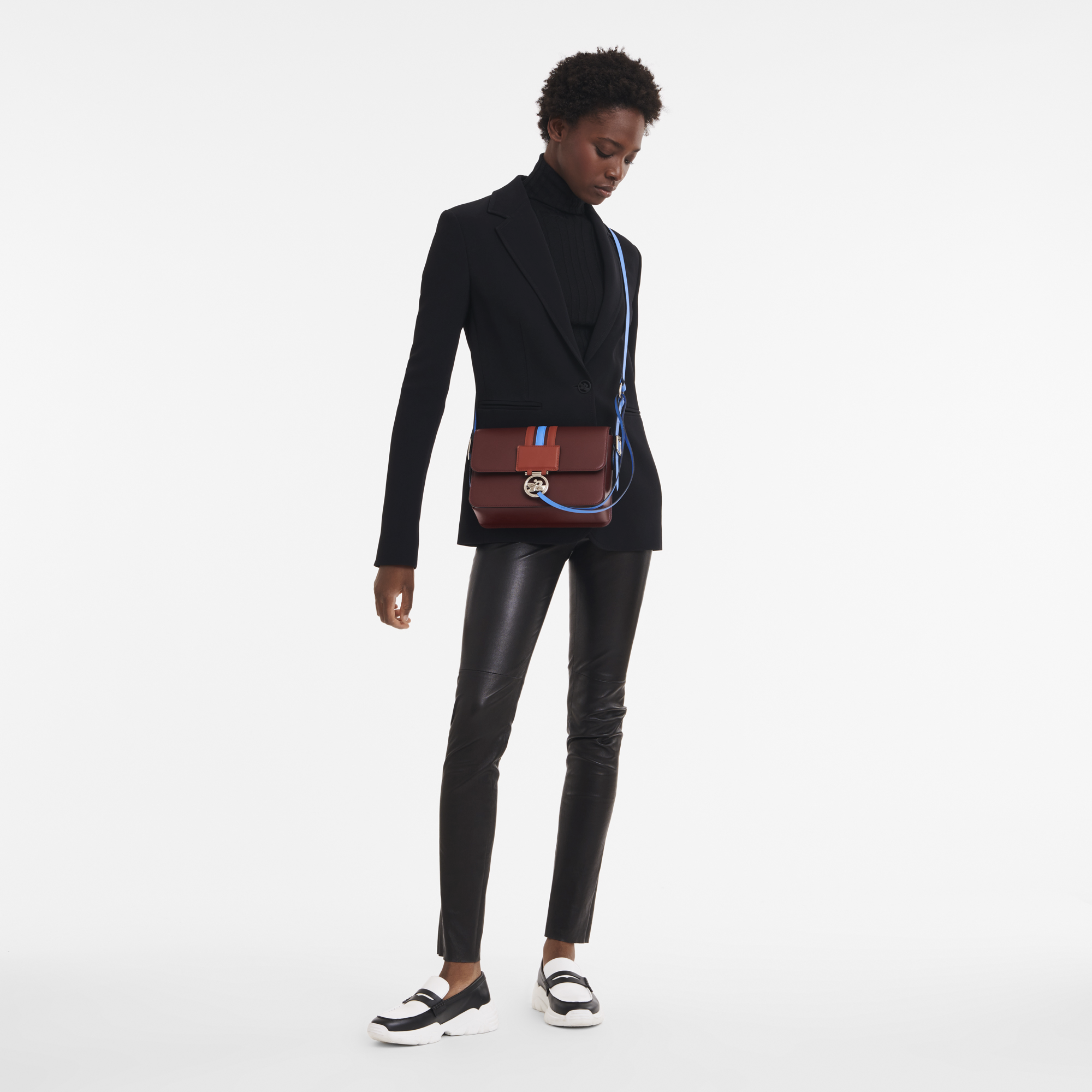 Crossbody bag M, Plum - View 2 of
2 - zoom in Box-Trot Crossbody bag M, Plum